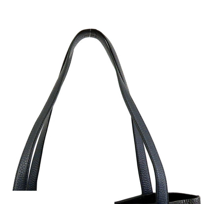 Hermes Cabas Series 31 Verso Black Blue Nui Taurillon Tote Bag — view 4