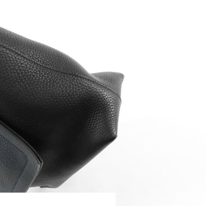 Hermes Cabas Series 31 Verso Black Blue Nui Taurillon Tote Bag — view 6