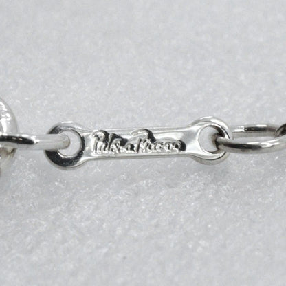 Tiffany & Co Double Rubbing Heart Paloma Picasso 925 Silver Ladies 4.4g Necklace