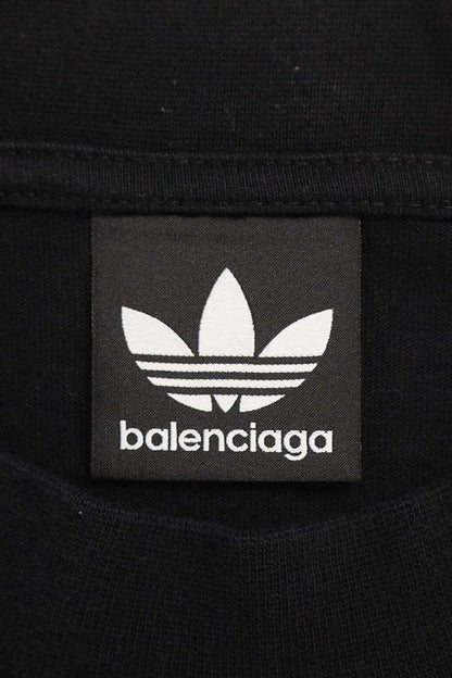 Balenciaga X Adidas 723976 Tnvn8 Logo Embroidery Oversized T-shirt Men 2