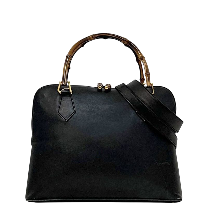 Gucci 2 Way Bag Black 000 3780 0289 Excellent Condition Leather