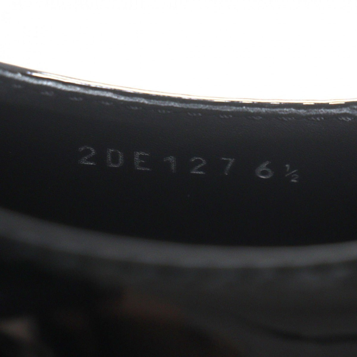 Prada Chocolate Patent Leather Triangle Logo Loafer Black 6.5 — view 10