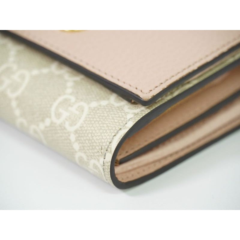 Gucci GG Marmont Supreme Leather Bifold Fold Wallet Compact — view 5