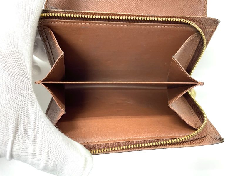 Louis Vuitton Monogram Porte Monet Vieux Trésor Fold Wallet L-shape Zipper