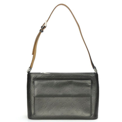 Louis Vuitton Shoulder Bag Alston Monogram Matte Dark Grey Metallic