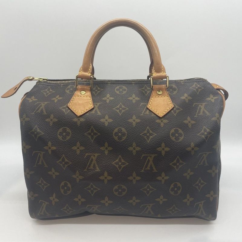 Louis Vuitton Monogram Speedy 30 M41526 Handbag Brown Preowned 005440