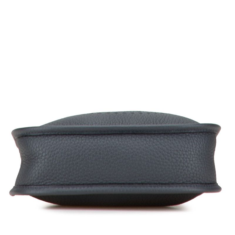 Hermes Evelyn TPM Crossbody Shoulder Bag Grimisty Grey Silver Hardware Taurillon