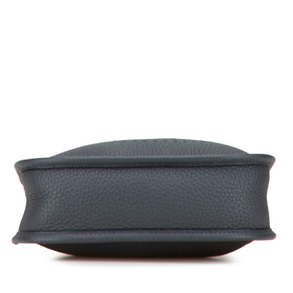 Hermes Evelyn TPM Crossbody Shoulder Bag Grimisty Grey Silver Hardware Taurillon