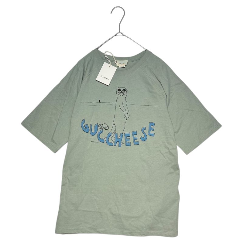 Gucci Guccheese Monster Print T-Shirt in Meyerkat Mouse Print T-Shirt 575094