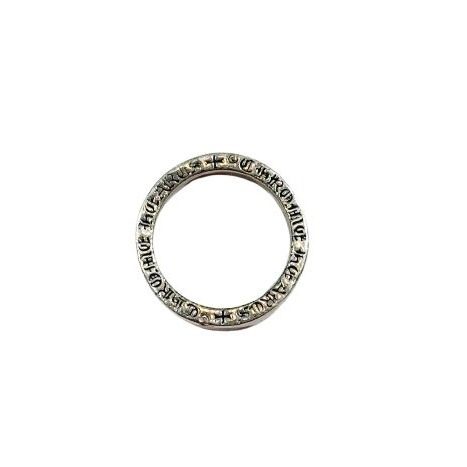 Chrome Hearts Spacer Pln Ring 925 Sterling Silver