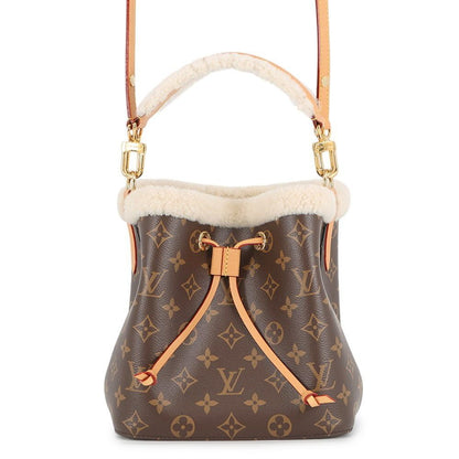 Louis Vuitton Handbag Monogram Shearling Neo Noe BB 2-Way