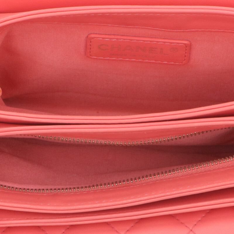 Chanel Lambskin Chain Shoulder Bag Women