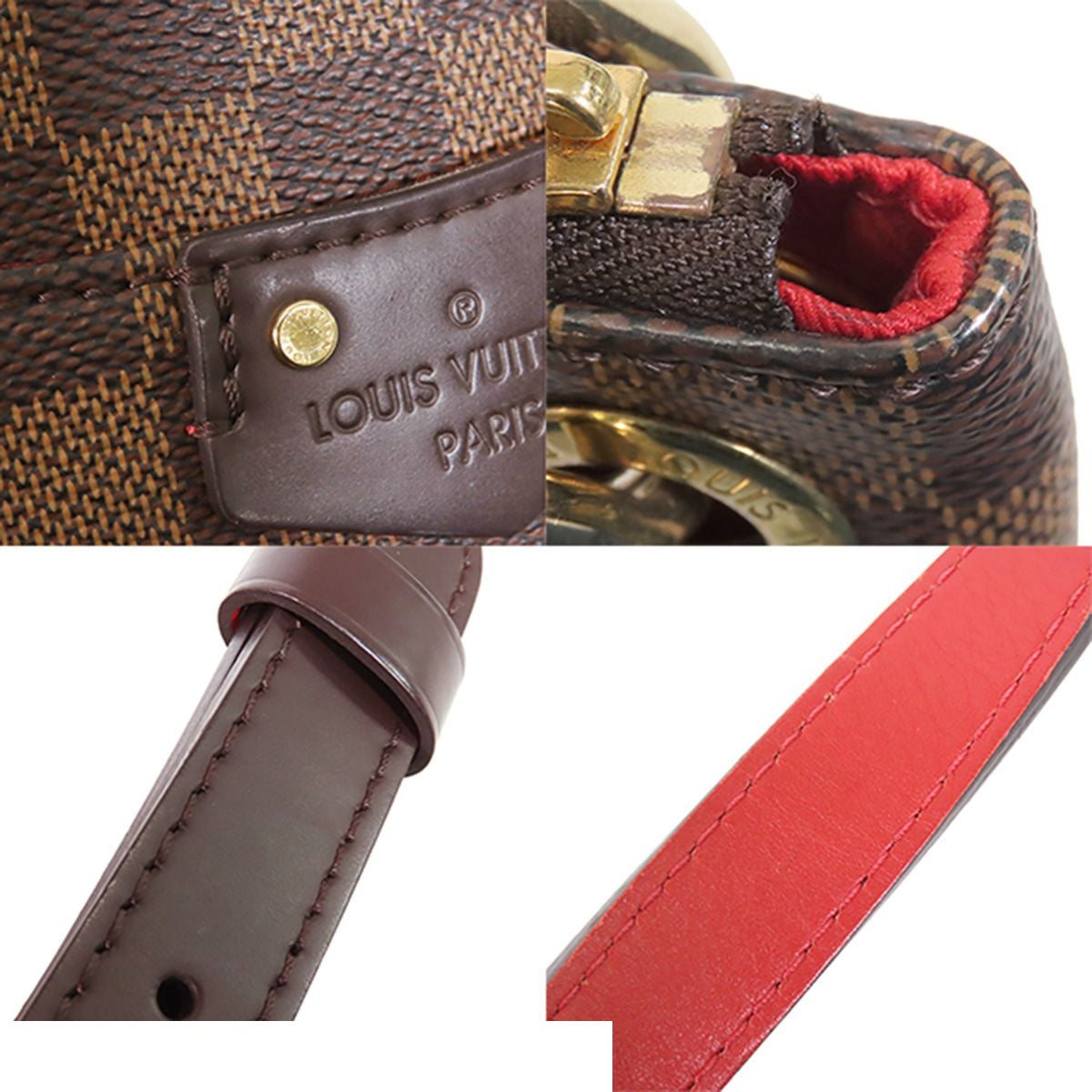 Louis Vuitton South Bank Brown Damier Canvas Shoulder Bag — view 6