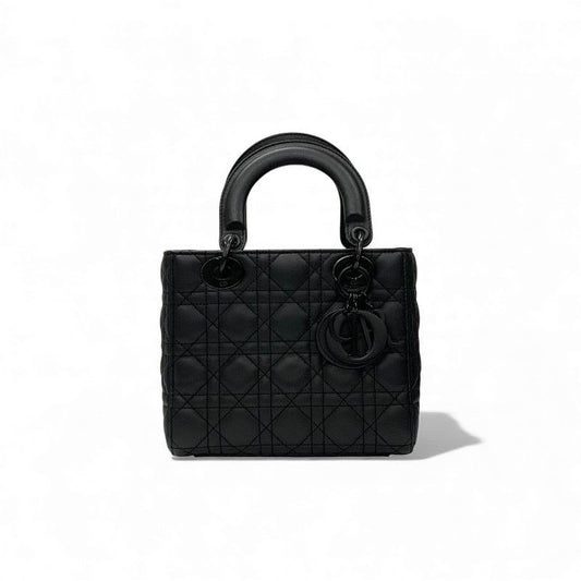 Christian Dior Bag Shoulder Black Lady Dior My ABCDior Small Cannage Ultra