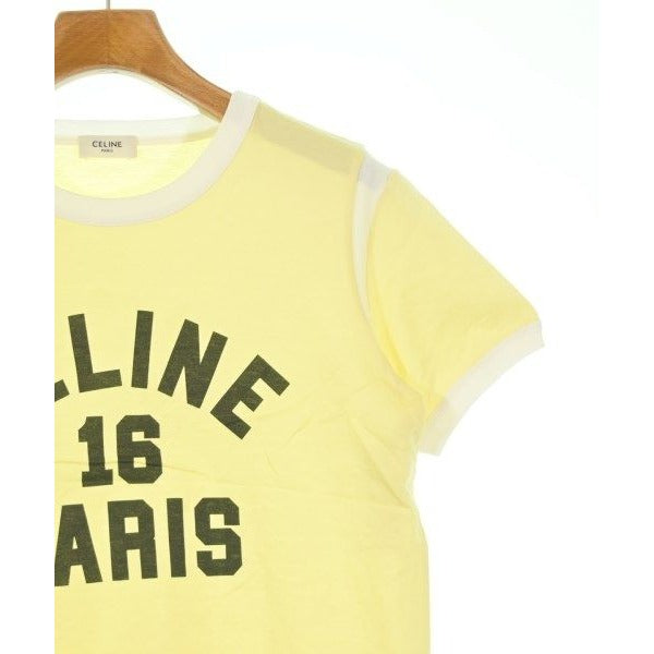 Celine T-Shirt Cotton Yellow — view 4