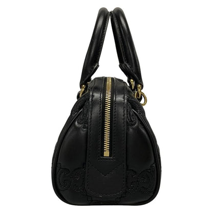 Gucci Ggmatelasse 702251 Black Chain Shoulder/mini Bag Leather