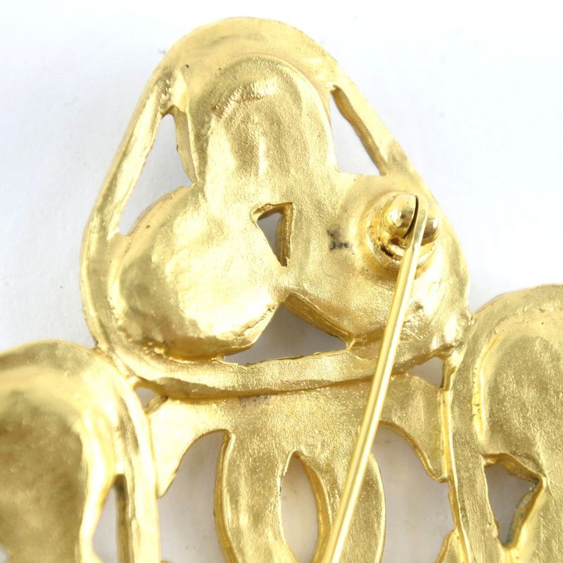 Chanel Coco Mark Gold Plated 95P Ladies 26.0g Brooch