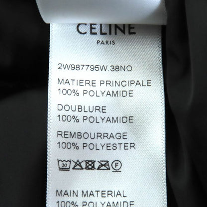 Celine 2w987795w Triomphe Badge Quilted Monogram Padded Vest Black 36 With