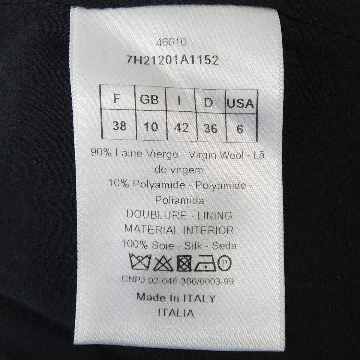Christian Dior Jacket Black 38 — view 3