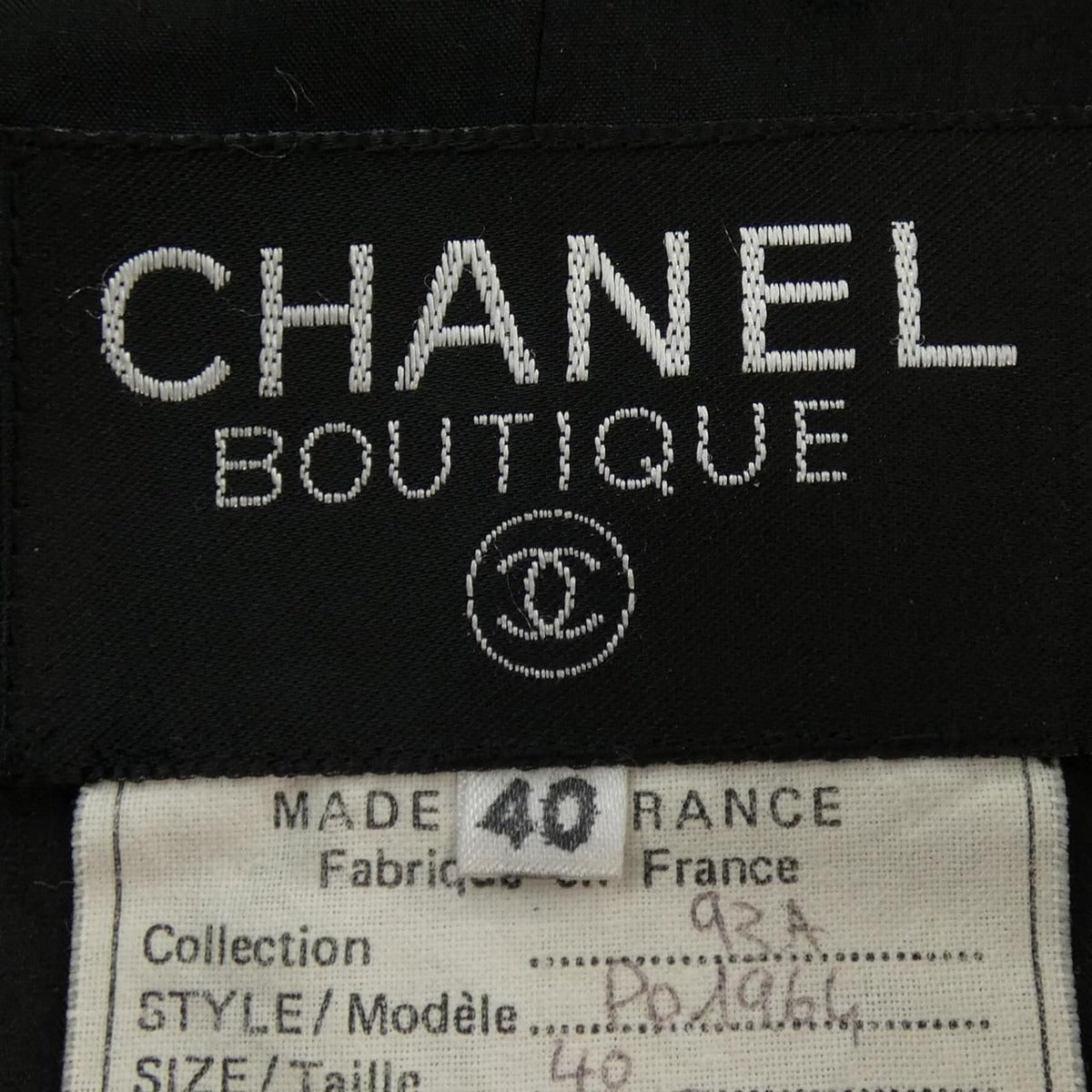 Chanel Vintage Jacket Black 40 — view 4