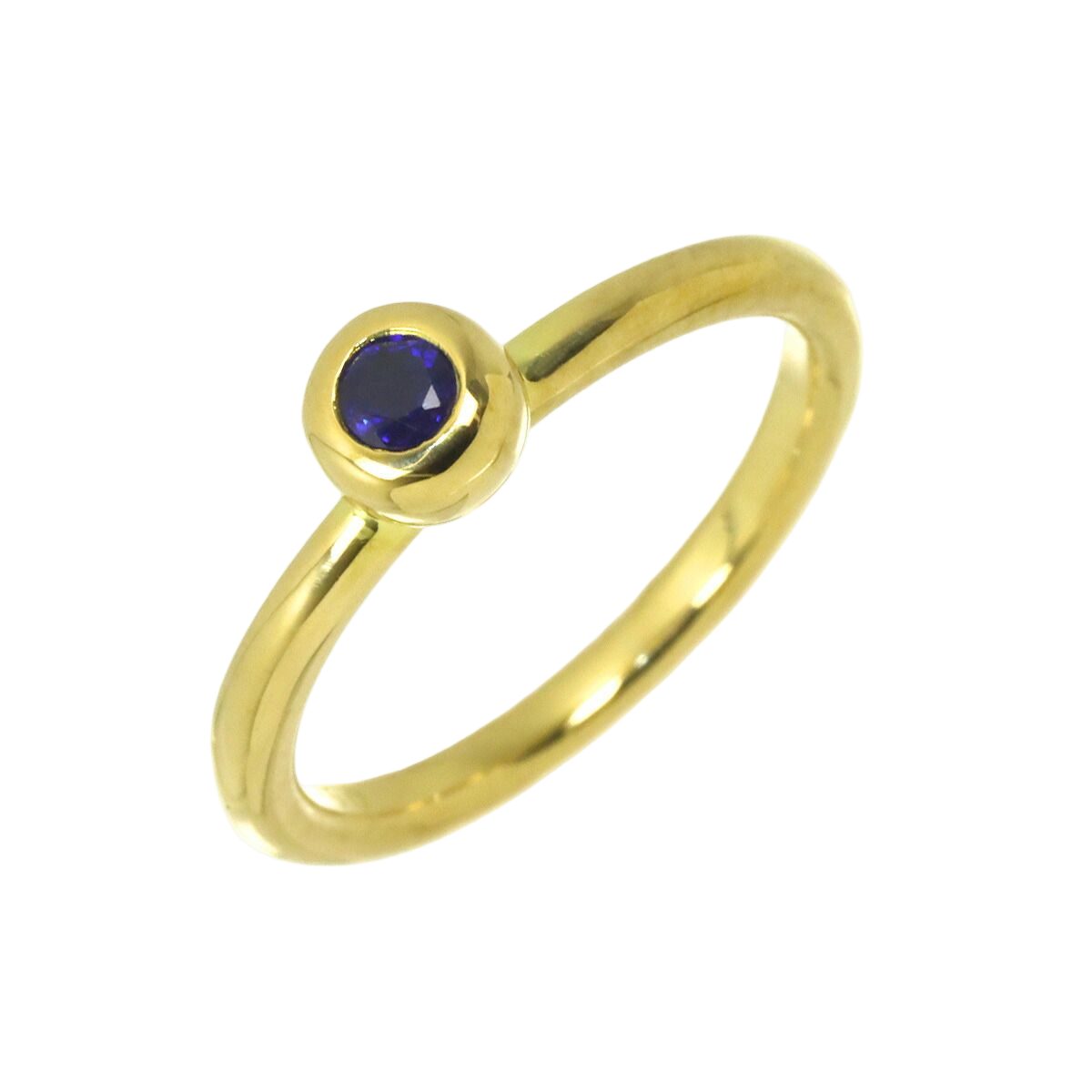 Tiffany & Co Ring Sapphire 18k Yellow Gold