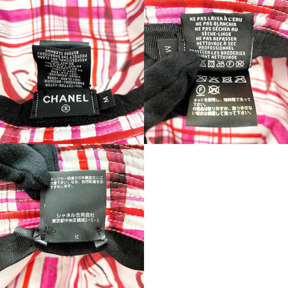 Chanel Coco Mark Bucket Hat Size M Black Hat