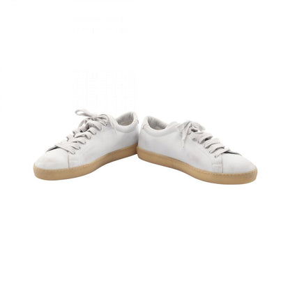 Prada Sneakers Triangle Logo Distressed Processing White Leather — view 3