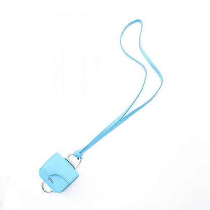 Dior Mobile Smartphone Saddle Airpods Pro Case Starquoise Blue Shoulder Bag — view 7