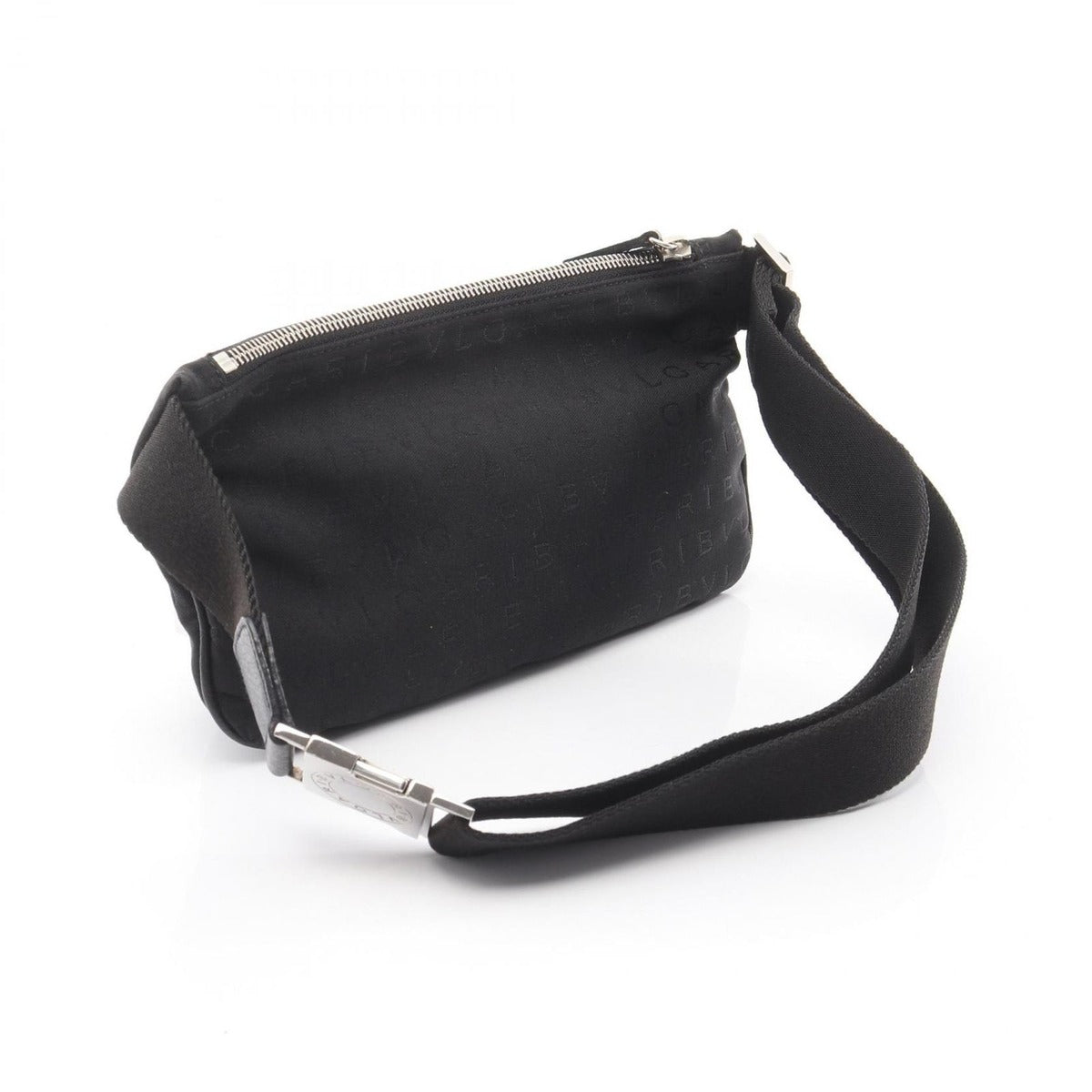 Bvlgari Waist Bag Logomania Black Canvas — view 2