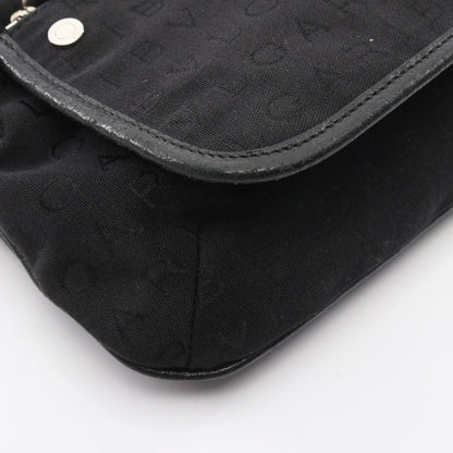 Bvlgari Waist Bag Logomania Black Canvas — view 5