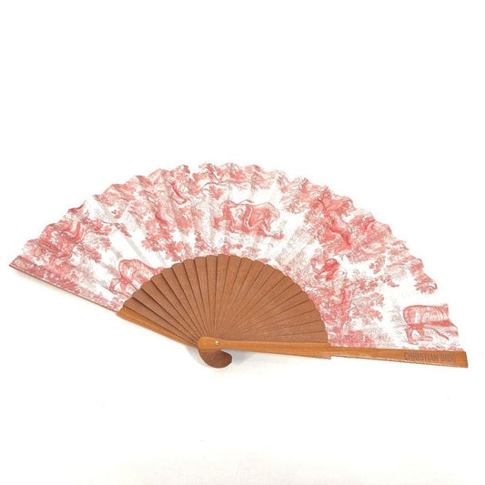 Dior Miscellaneous Goods Twirldujuy Fan Wood Orange