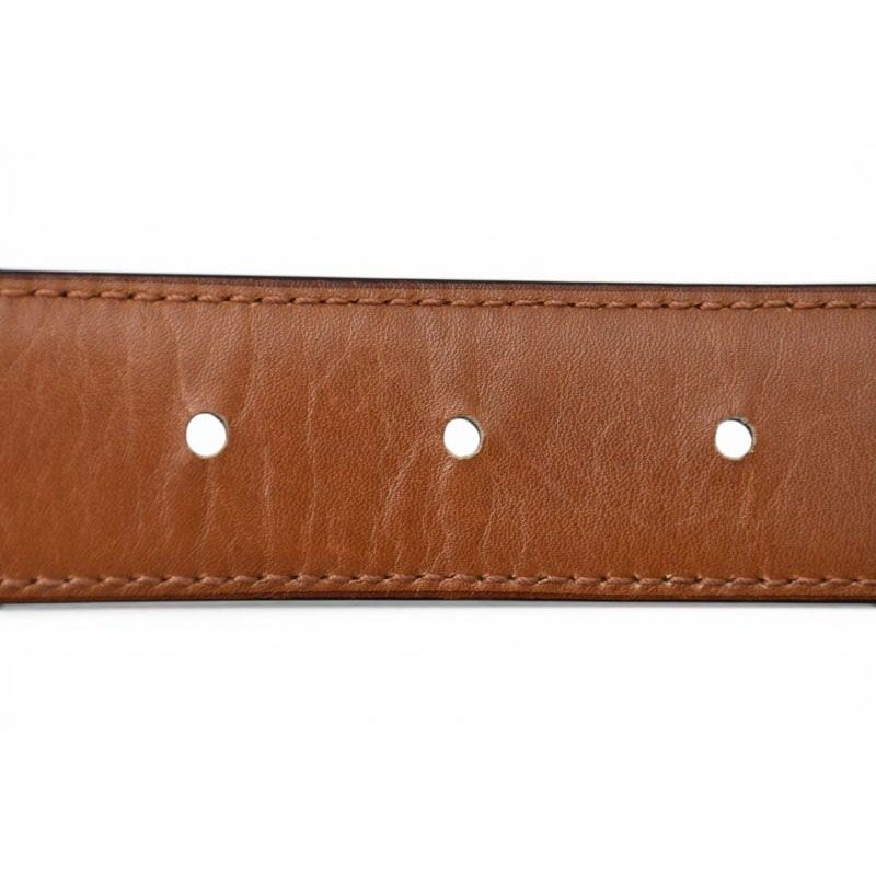 Celine Belt Reversible Leather Black Brown — view 7