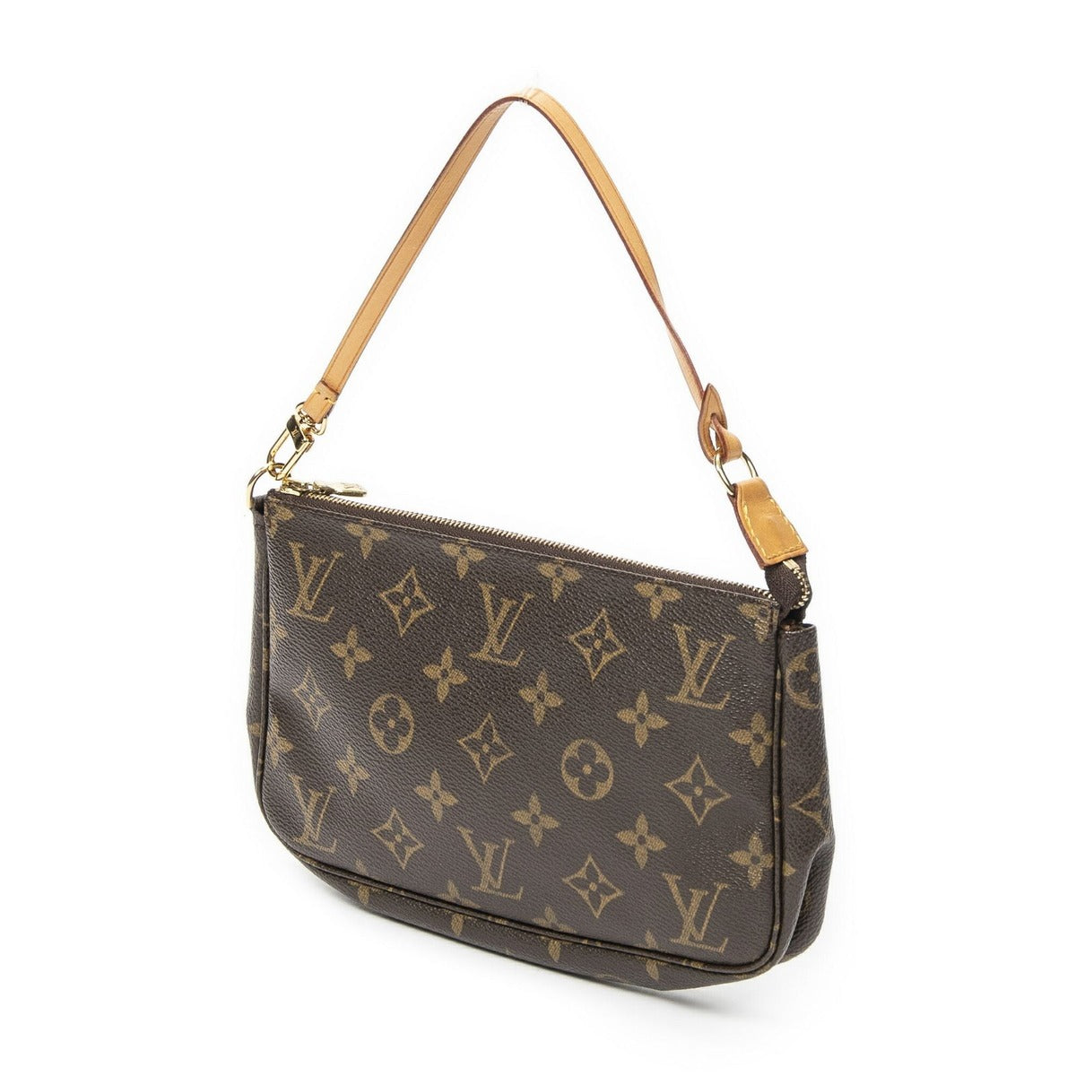 Louis Vuitton Pochette Brown Monogram Canvas — view 2