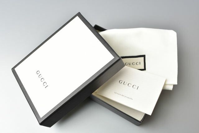 Gucci Card Case Business Card Holder Gucci Micro Guccissima Leather Black