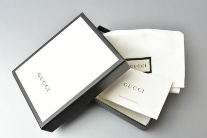Gucci Card Case Business Card Holder Gucci Micro Guccissima Leather Black