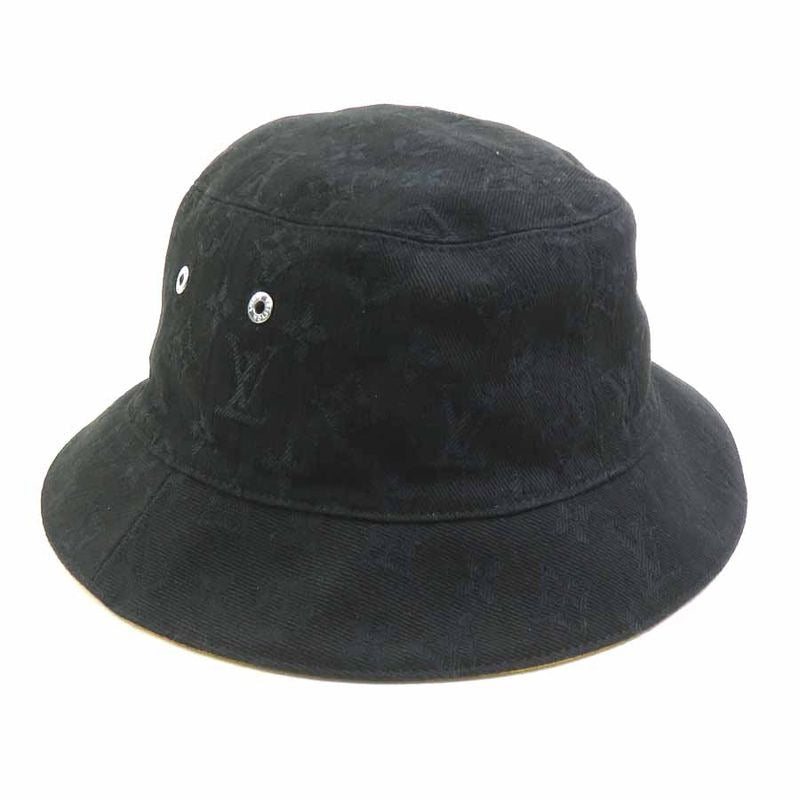Louis Vuitton Monogram Size 58 Black Hat