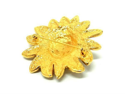 Chanel Coco Mark Vintage Lion Pin Brooch Pin Brooch Accessories Gold