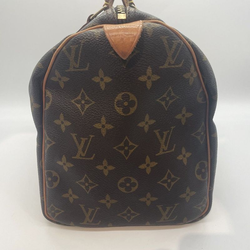 Louis Vuitton Monogram Speedy 30 M41526 Handbag Brown Preowned 005440