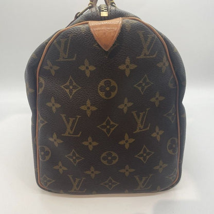 Louis Vuitton Monogram Speedy 30 M41526 Handbag Brown Preowned 005440