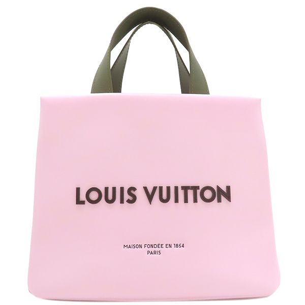 Louis Vuitton 2way Bag Shopper Tote Mini Cowhideleather Pink Silver Hardware
