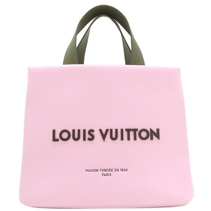 Louis Vuitton 2way Bag Shopper Tote Mini Cowhideleather Pink Silver Hardware