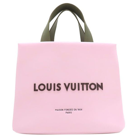 Louis Vuitton 2way Bag Shopper Tote Mini Cowhideleather Pink Silver Hardware