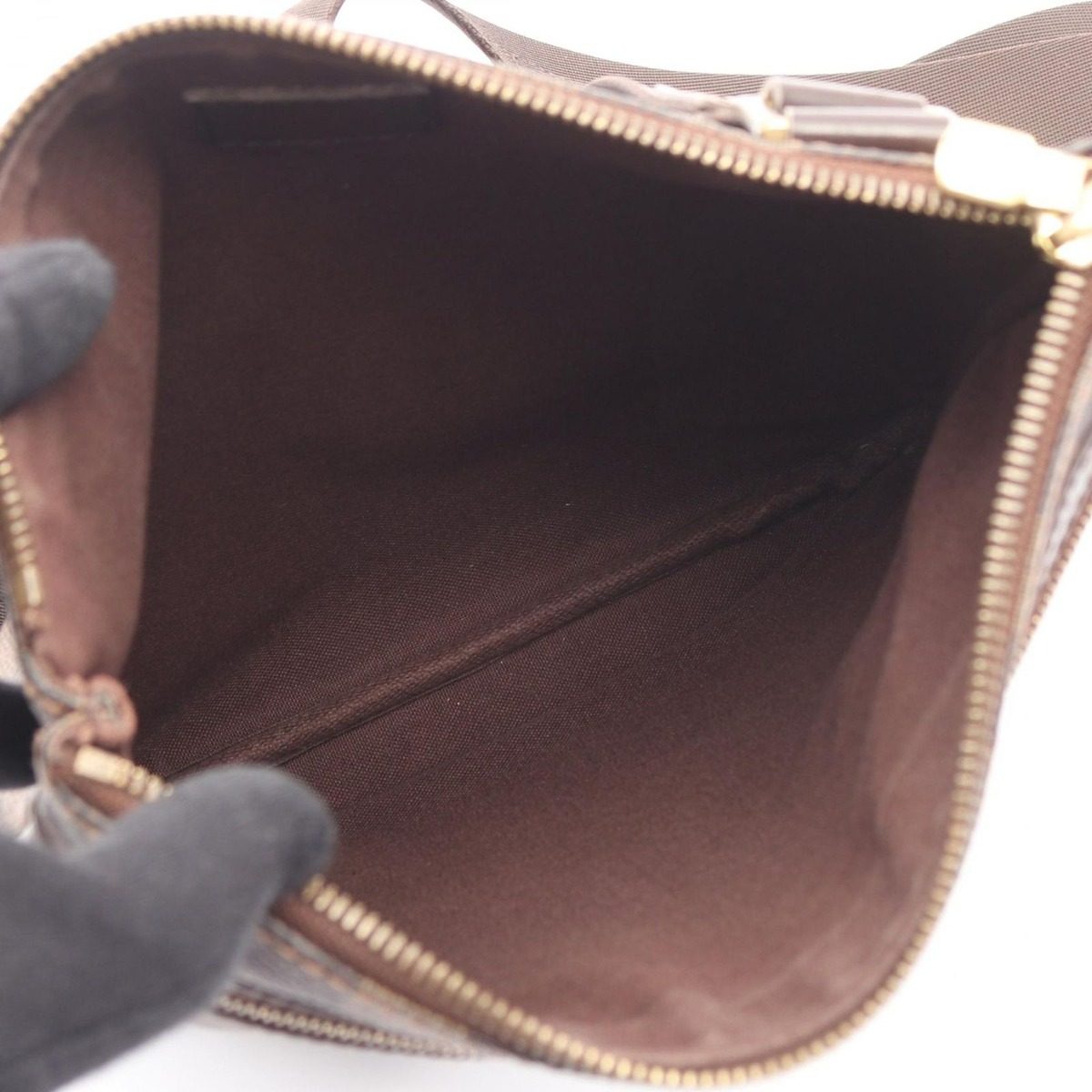 Louis Vuitton Shoulder Bag Pochette Bosfoll Canvas Leather — view 3