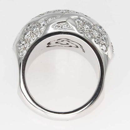 Finished Chanel Ring No 10 Camellia Dome #50 7l1336 750 D 18.2g Jewelry H17479