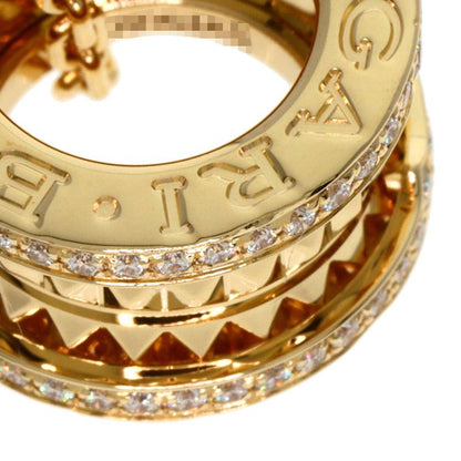 Bvlgari B-zero1 Bee Zero One Lock Diamond Necklace 18K Yellow Gold Ladies