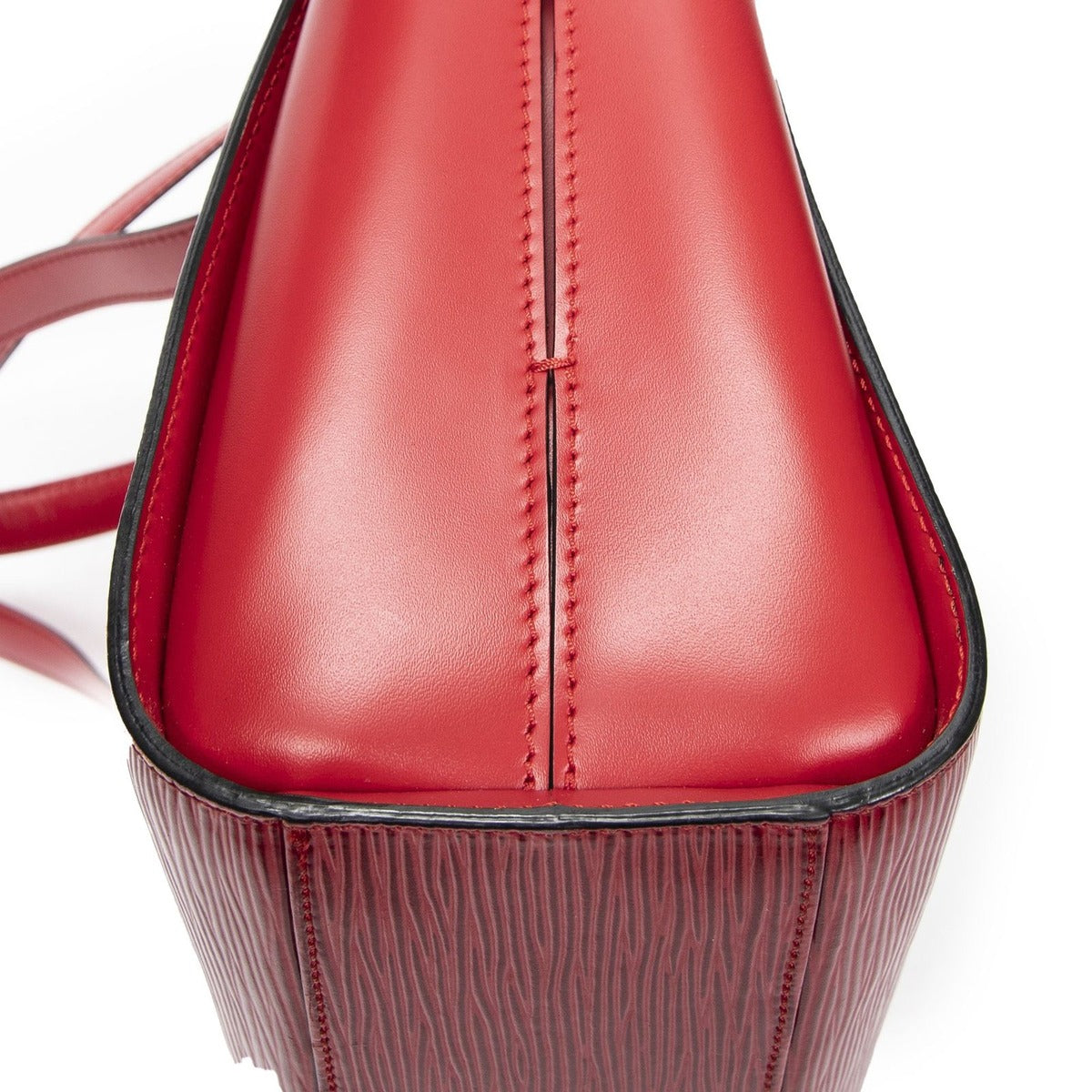Louis Vuitton Duplex Red Epi Shoulder Bag — view 7