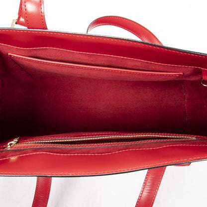 Louis Vuitton Duplex Red Epi Shoulder Bag — view 9