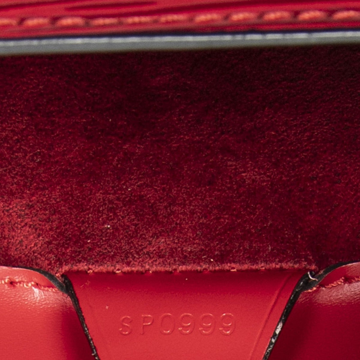 Louis Vuitton Duplex Red Epi Shoulder Bag — view 10