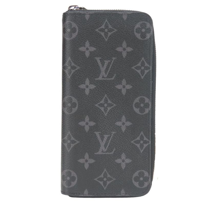 Louis Vuitton Long Wallet Zippy Vertical Monogram Eclipse Black