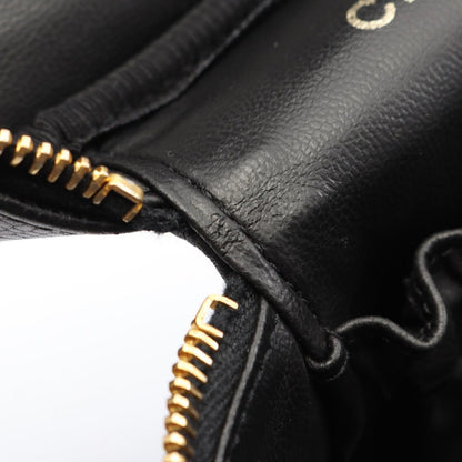 Chanel Handbag CC Logo Black Leather Vertical — view 7